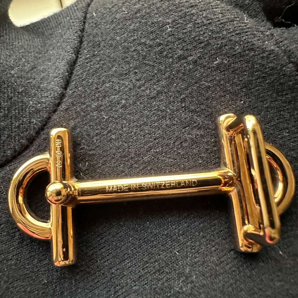 Hermes Gamma Belt Buckle Reversible Leather Strap 13mm - Picture 7 of 11